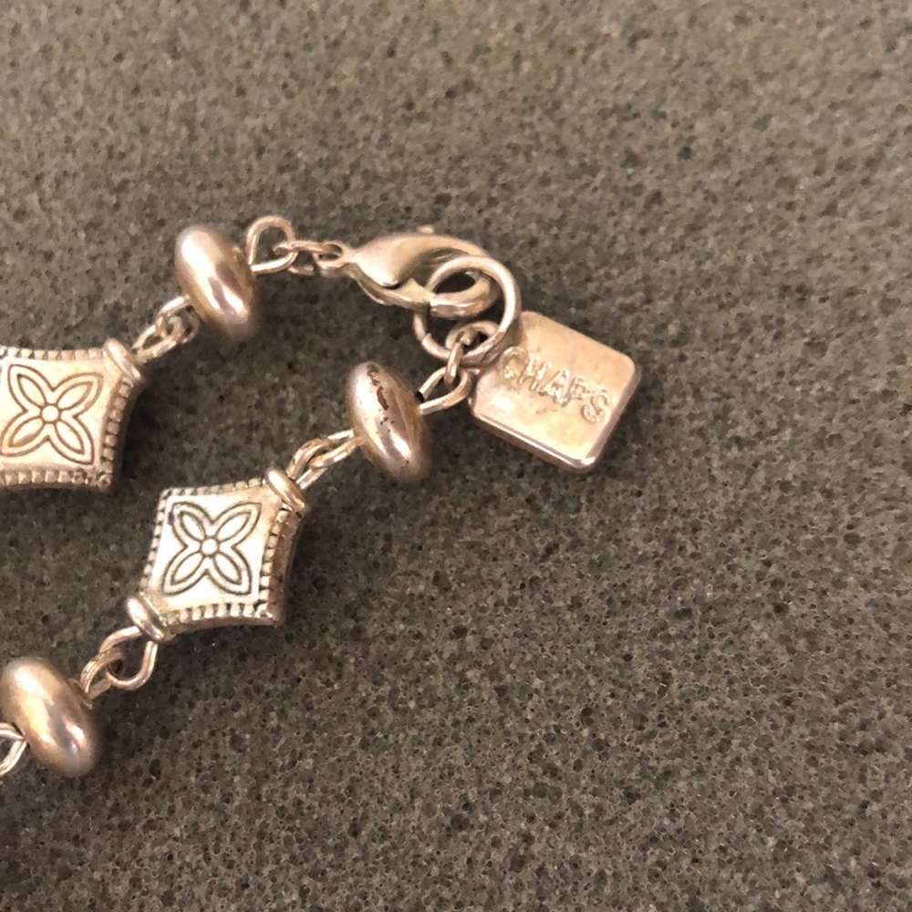 2 Matching Silver Necklaces by Chaps - Picture 6 of 14